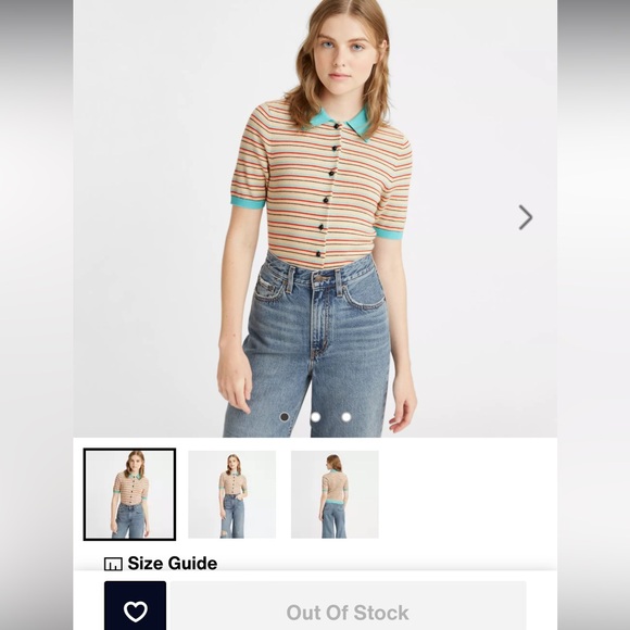 Levi’s Palmer Polo Sweater, wool blend, perfect condition size L. - Picture 7 of 7